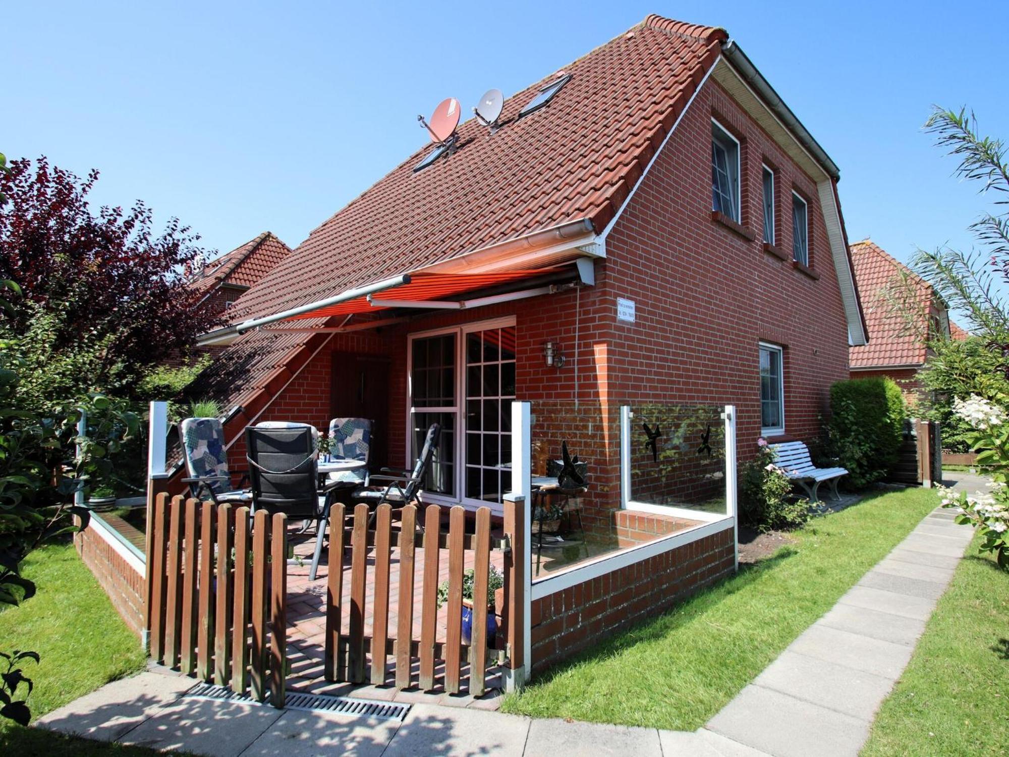 Semi-detached house, Neßmersiel Exterior foto