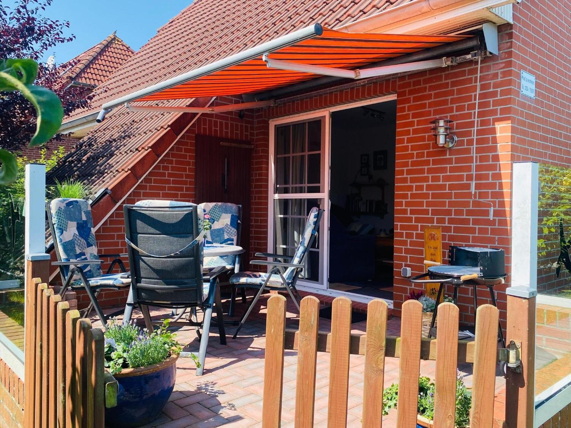 Semi-detached house, Neßmersiel Exterior foto