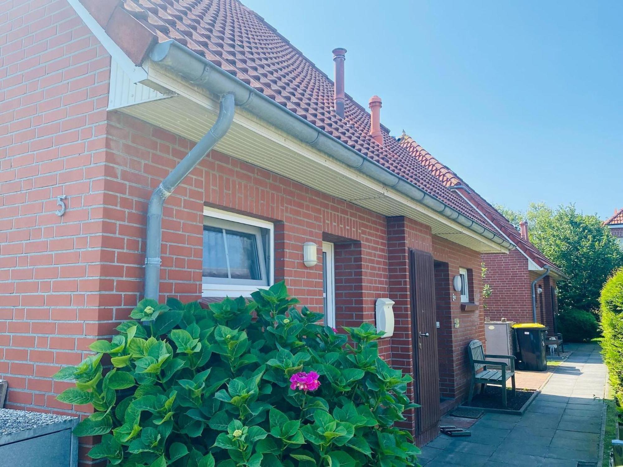 Semi-detached house, Neßmersiel Exterior foto