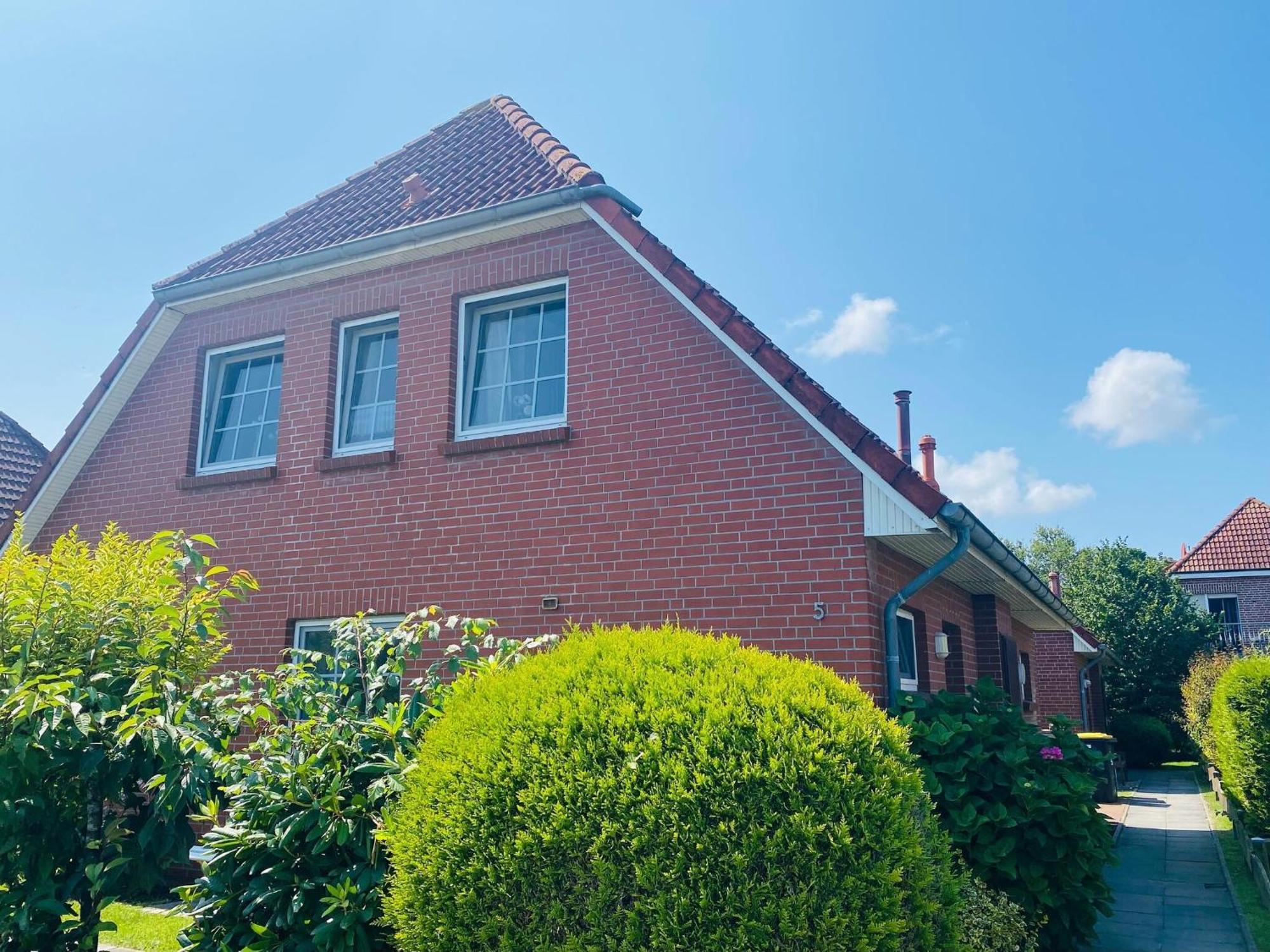 Semi-detached house, Neßmersiel Exterior foto
